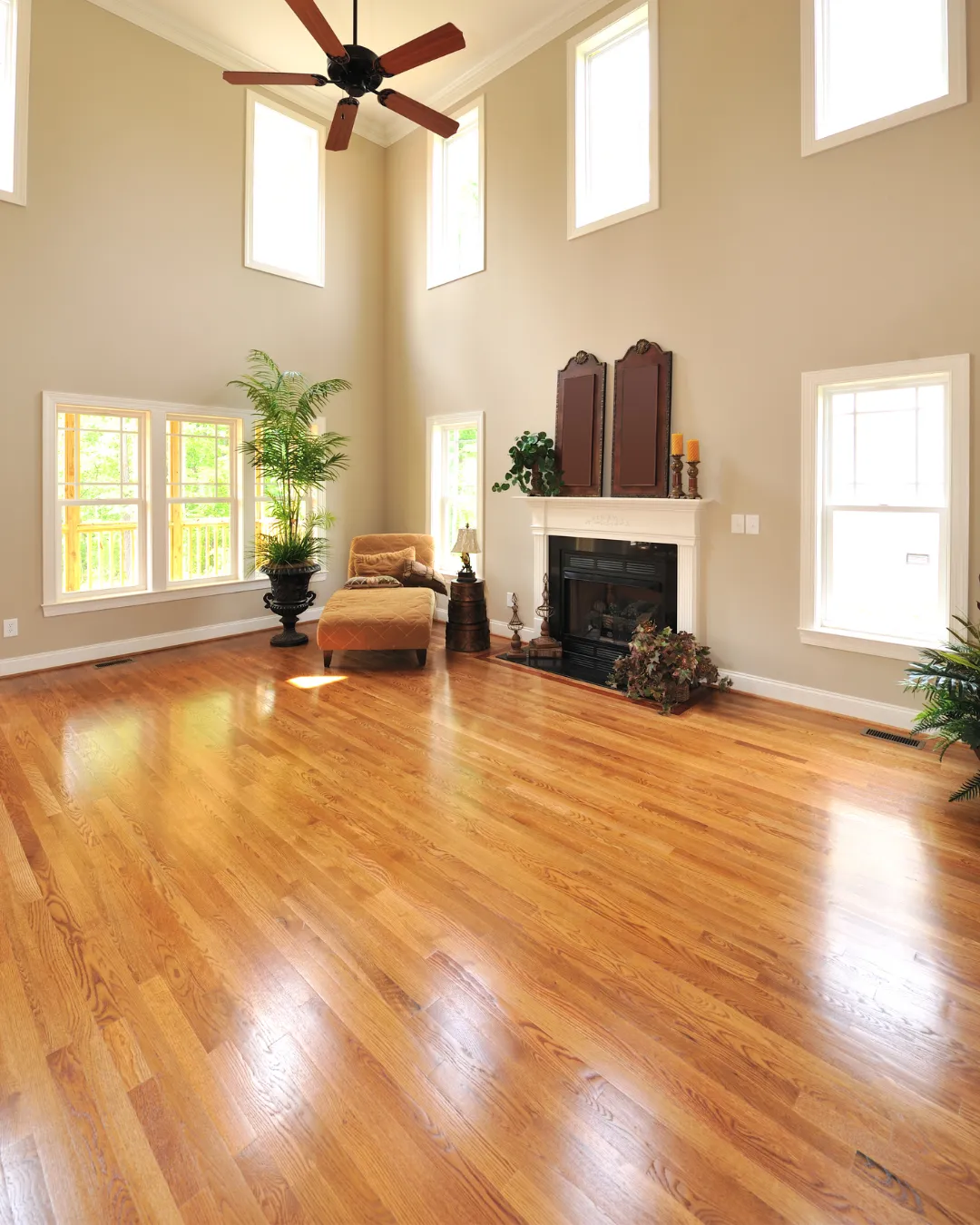New flooring in a historic Cameron, North Carolina home