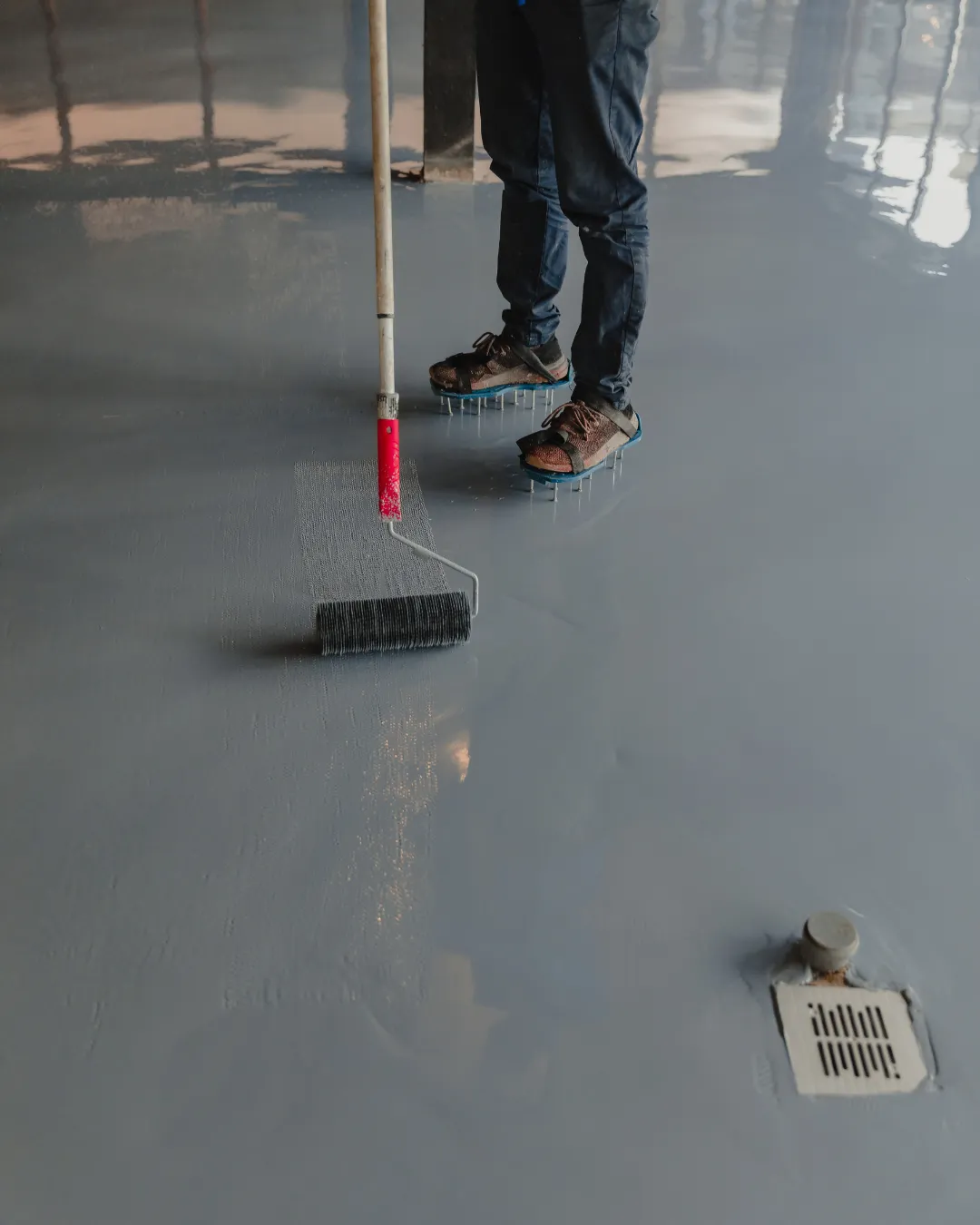 Commercial tile flooring installed by APW Flooring