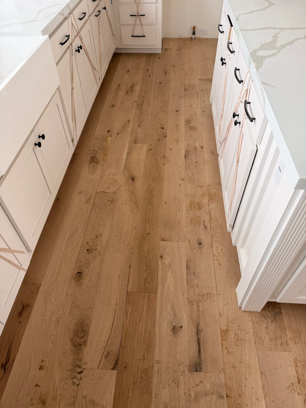 Durable tile flooring in a hardworking family kitchen