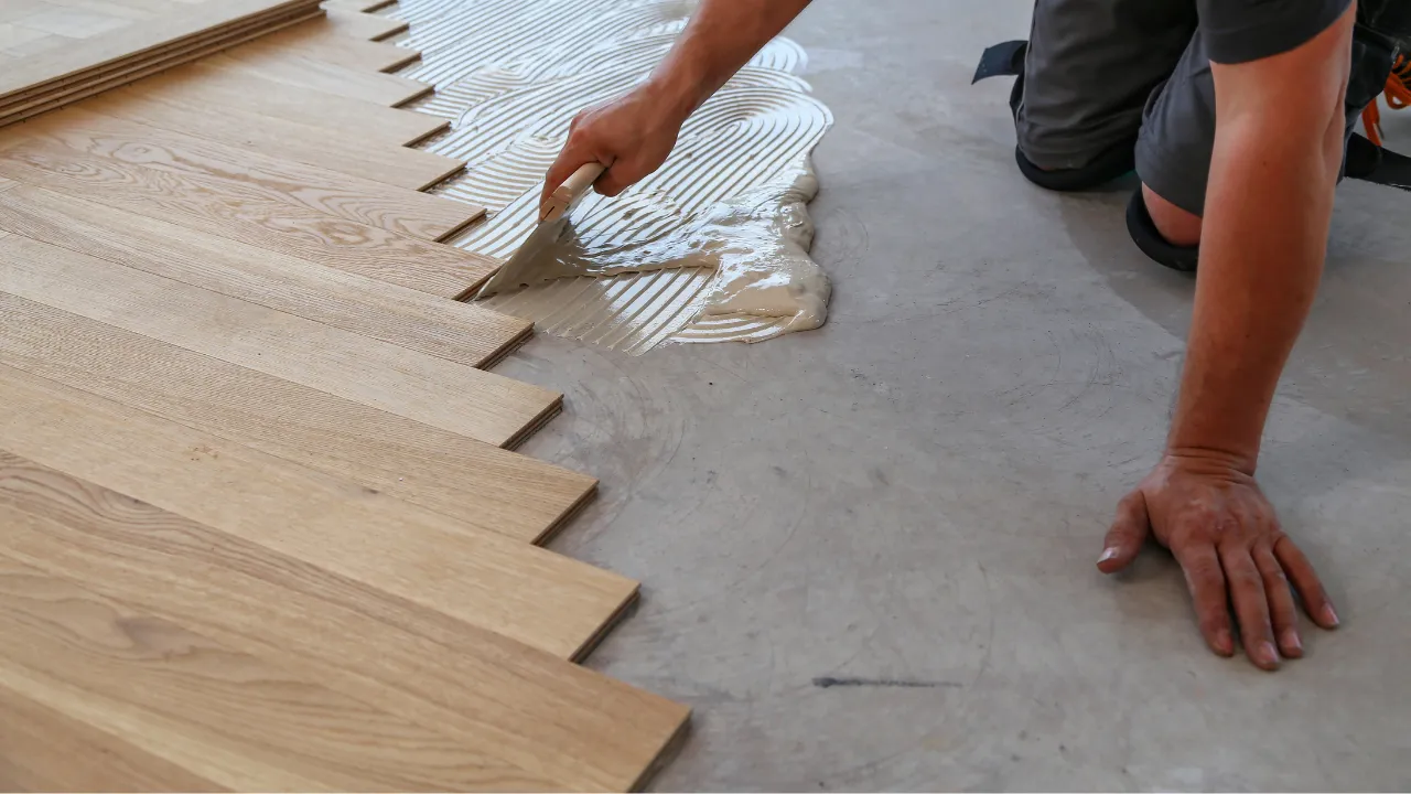 Water-damaged flooring repaired by APW Flooring